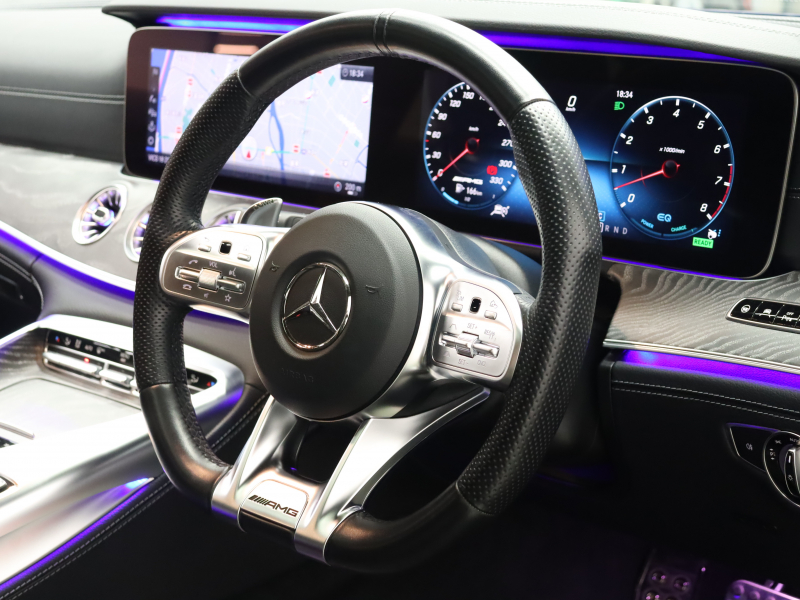 AMG GT 4ドアクーペ GT43 4ﾄﾞｱｸｰﾍﾟ 4MATIC ISG搭載ﾓﾃﾞﾙ AMGﾗｲﾄﾞｺﾝﾄﾛｰﾙ+&ｴｸｽｸﾙｰｼﾌﾞPKG ﾚｰﾀﾞｰSP　黒革 ﾄﾞﾗｲﾋﾞﾝｸﾞﾀﾞｲﾅﾐｯｸｼｰﾄ ﾍﾞﾝﾁﾚｰﾀｰ SR ﾅﾋﾞTV ﾌﾞﾙﾒｽﾀｰS 360ｶﾒﾗ Carplay AMGｴｸﾞｿﾞｰｽﾄｼｽﾃﾑ AMGｲｴﾛｰｷｬﾘﾊﾟｰ AMGｴｱﾛ&20ｲﾝﾁAW　2年保証