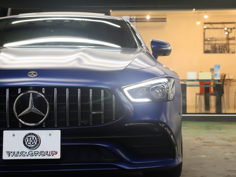 AMG GT 4ドアクーペ GT43 4ﾄﾞｱｸｰﾍﾟ 4MATIC ISG搭載ﾓﾃﾞﾙ AMGﾗｲﾄﾞｺﾝﾄﾛｰﾙ+&ｴｸｽｸﾙｰｼﾌﾞPKG ﾚｰﾀﾞｰSP　黒革 ﾄﾞﾗｲﾋﾞﾝｸﾞﾀﾞｲﾅﾐｯｸｼｰﾄ ﾍﾞﾝﾁﾚｰﾀｰ SR ﾅﾋﾞTV ﾌﾞﾙﾒｽﾀｰS 360ｶﾒﾗ Carplay AMGｴｸﾞｿﾞｰｽﾄｼｽﾃﾑ AMGｲｴﾛｰｷｬﾘﾊﾟｰ AMGｴｱﾛ&20ｲﾝﾁAW　2年保証