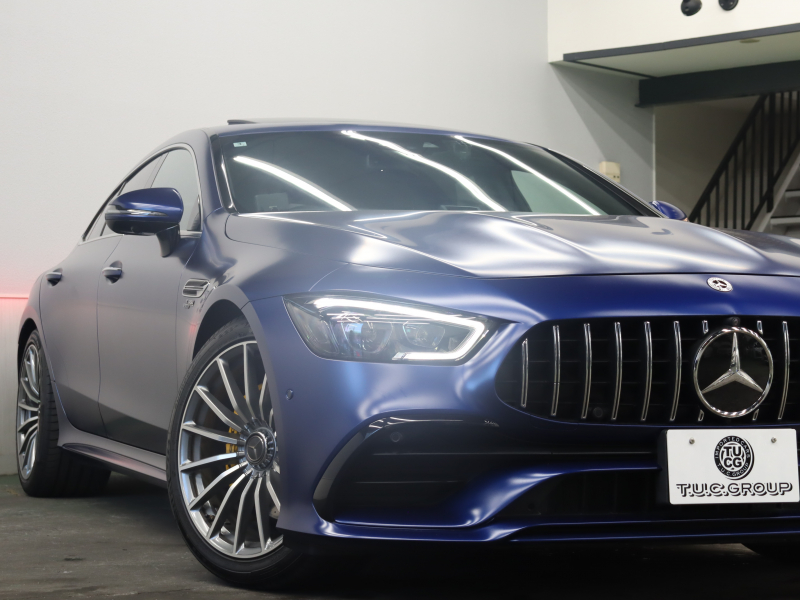 AMG GT 4ドアクーペ GT43 4ﾄﾞｱｸｰﾍﾟ 4MATIC ISG搭載ﾓﾃﾞﾙ AMGﾗｲﾄﾞｺﾝﾄﾛｰﾙ+&ｴｸｽｸﾙｰｼﾌﾞPKG ﾚｰﾀﾞｰSP　黒革 ﾄﾞﾗｲﾋﾞﾝｸﾞﾀﾞｲﾅﾐｯｸｼｰﾄ ﾍﾞﾝﾁﾚｰﾀｰ SR ﾅﾋﾞTV ﾌﾞﾙﾒｽﾀｰS 360ｶﾒﾗ Carplay AMGｴｸﾞｿﾞｰｽﾄｼｽﾃﾑ AMGｲｴﾛｰｷｬﾘﾊﾟｰ AMGｴｱﾛ&20ｲﾝﾁAW　2年保証