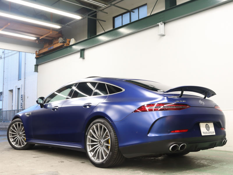 AMG GT 4ドアクーペ GT43 4ﾄﾞｱｸｰﾍﾟ 4MATIC ISG搭載ﾓﾃﾞﾙ AMGﾗｲﾄﾞｺﾝﾄﾛｰﾙ+&ｴｸｽｸﾙｰｼﾌﾞPKG ﾚｰﾀﾞｰSP　黒革 ﾄﾞﾗｲﾋﾞﾝｸﾞﾀﾞｲﾅﾐｯｸｼｰﾄ ﾍﾞﾝﾁﾚｰﾀｰ SR ﾅﾋﾞTV ﾌﾞﾙﾒｽﾀｰS 360ｶﾒﾗ Carplay AMGｴｸﾞｿﾞｰｽﾄｼｽﾃﾑ AMGｲｴﾛｰｷｬﾘﾊﾟｰ AMGｴｱﾛ&20ｲﾝﾁAW　2年保証