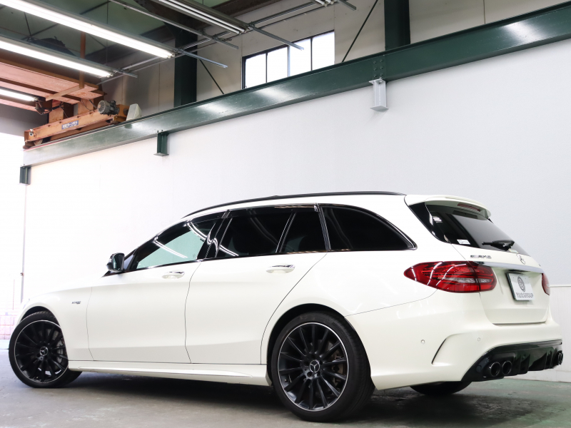 AMG Cクラス C43 ｽﾃｰｼｮﾝﾜｺﾞﾝ 4MATIC ｴｸｽｸﾙｰｼﾌﾞ&ﾚｰﾀﾞｰSP　黒革 純正ﾅﾋﾞTV ﾌﾞﾙﾒｽﾀｰS ﾍｯﾄﾞｱｯﾌﾟD Bｶﾒﾗ 自動Rｹﾞｰﾄ&ﾌｯﾄﾄﾗﾝｸｵｰﾌﾟﾅｰ LEDﾍｯﾄﾞﾗｲﾄ AMGｻｽﾍﾟﾝｼｮﾝ AMGｴｸﾞｿﾞｰｽﾄ AMGｷｬﾘﾊﾟｰ AMGｴｱﾛ&19ｲﾝﾁAW　2年保証付