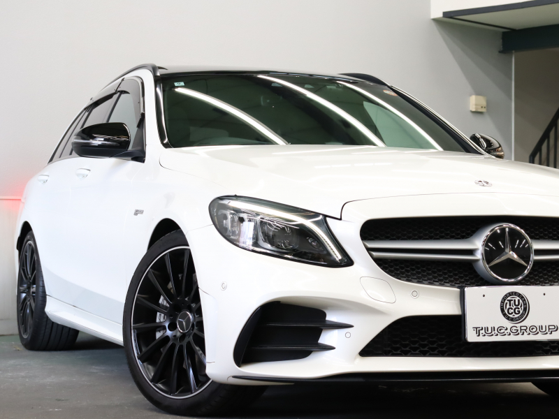 AMG Cクラス C43 ｽﾃｰｼｮﾝﾜｺﾞﾝ 4MATIC ｴｸｽｸﾙｰｼﾌﾞ&ﾚｰﾀﾞｰSP　黒革 純正ﾅﾋﾞTV ﾌﾞﾙﾒｽﾀｰS ﾍｯﾄﾞｱｯﾌﾟD Bｶﾒﾗ 自動Rｹﾞｰﾄ&ﾌｯﾄﾄﾗﾝｸｵｰﾌﾟﾅｰ LEDﾍｯﾄﾞﾗｲﾄ AMGｻｽﾍﾟﾝｼｮﾝ AMGｴｸﾞｿﾞｰｽﾄ AMGｷｬﾘﾊﾟｰ AMGｴｱﾛ&19ｲﾝﾁAW　2年保証付