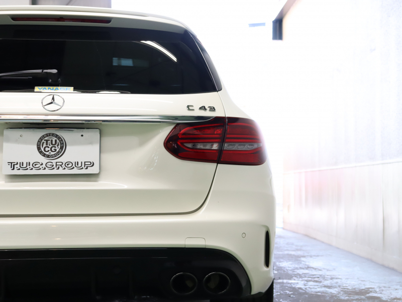 AMG Cクラス C43 ｽﾃｰｼｮﾝﾜｺﾞﾝ 4MATIC ｴｸｽｸﾙｰｼﾌﾞ&ﾚｰﾀﾞｰSP　黒革 純正ﾅﾋﾞTV ﾌﾞﾙﾒｽﾀｰS ﾍｯﾄﾞｱｯﾌﾟD Bｶﾒﾗ 自動Rｹﾞｰﾄ&ﾌｯﾄﾄﾗﾝｸｵｰﾌﾟﾅｰ LEDﾍｯﾄﾞﾗｲﾄ AMGｻｽﾍﾟﾝｼｮﾝ AMGｴｸﾞｿﾞｰｽﾄ AMGｷｬﾘﾊﾟｰ AMGｴｱﾛ&19ｲﾝﾁAW　2年保証付