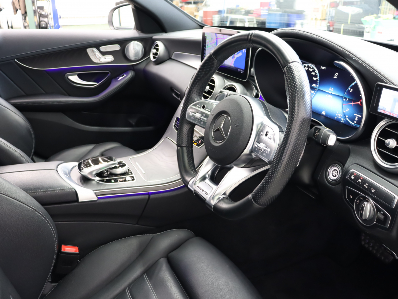 AMG Cクラス C43 ｽﾃｰｼｮﾝﾜｺﾞﾝ 4MATIC ｴｸｽｸﾙｰｼﾌﾞ&ﾚｰﾀﾞｰSP　黒革 純正ﾅﾋﾞTV ﾌﾞﾙﾒｽﾀｰS ﾍｯﾄﾞｱｯﾌﾟD Bｶﾒﾗ 自動Rｹﾞｰﾄ&ﾌｯﾄﾄﾗﾝｸｵｰﾌﾟﾅｰ LEDﾍｯﾄﾞﾗｲﾄ AMGｻｽﾍﾟﾝｼｮﾝ AMGｴｸﾞｿﾞｰｽﾄ AMGｷｬﾘﾊﾟｰ AMGｴｱﾛ&19ｲﾝﾁAW　2年保証付