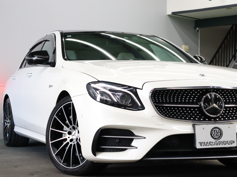 AMG Eクラス E43 4MATIC ｴｸｽｸﾙｰｼﾌﾞ&ﾚｰﾀﾞｰSP　ﾍﾞｰｼﾞｭ革 ﾍﾞﾝﾁﾚｰﾀｰ ﾋｰﾀｰ ﾘﾗｸｾﾞｰｼｮﾝ機能 ﾀﾞｲﾅﾐｯｸｼｰﾄ ﾊﾟﾉﾗﾏSR 純正ﾅﾋﾞTV ﾌﾞﾙﾒｽﾀｰS 360ｶﾒﾗ HUD Carplay AMGｽﾎﾟｰﾂｻｽﾍﾟﾝｼｮﾝ AMGｴｸﾞｿﾞｰｽﾄ AMGｴｱﾛ&20ｲﾝﾁAW 2年保証付