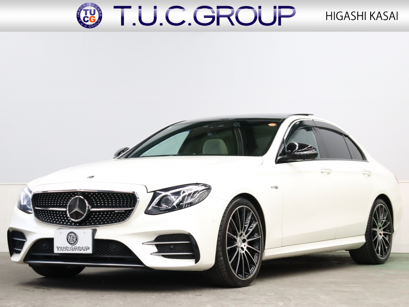 AMG Eクラス E43 4MATIC ｴｸｽｸﾙｰｼﾌﾞ&ﾚｰﾀﾞｰSP　ﾍﾞｰｼﾞｭ革 ﾍﾞﾝﾁﾚｰﾀｰ ﾋｰﾀｰ ﾘﾗｸｾﾞｰｼｮﾝ機能 ﾀﾞｲﾅﾐｯｸｼｰﾄ ﾊﾟﾉﾗﾏSR 純正ﾅﾋﾞTV ﾌﾞﾙﾒｽﾀｰS 360ｶﾒﾗ HUD Carplay AMGｽﾎﾟｰﾂｻｽﾍﾟﾝｼｮﾝ AMGｴｸﾞｿﾞｰｽﾄ AMGｴｱﾛ&20ｲﾝﾁAW 2年保証付