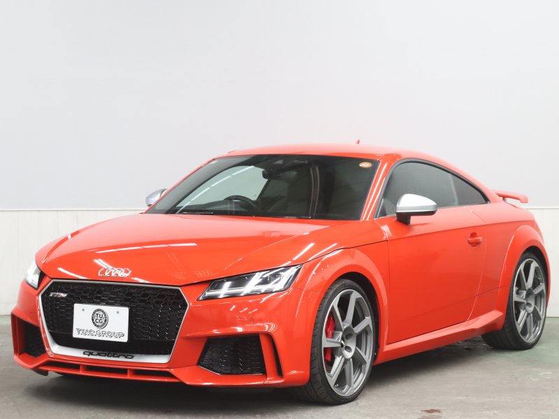 アウディ TT RS クーペ ｱｼｽﾀﾝｽPKGｱﾄﾞﾊﾞﾝｽﾄﾞ　黒革(Sｽﾎﾟｰﾂ) MMIﾅﾋﾞ Bｶﾒﾗ Bluetooth ｸﾙｰｽﾞｺﾝﾄﾛｰﾙ ﾏﾄﾘｸｽOLEDﾘｱﾗｲﾄ ﾏｸﾞﾈﾃｨｯｸﾗｲﾄﾞｻｽﾍﾟﾝｼｮﾝ 可変ﾊﾞﾙﾌﾞ ﾚｯﾄﾞｷｬﾘﾊﾟｰ 純正20ｲﾝﾁAW(ﾏｯﾄﾁﾀﾆｳﾑ)　2年保証付
