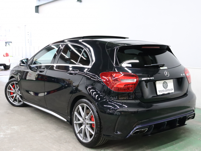 AMG Aクラス A45 4MATIC ﾚｰﾀﾞｰSP　後期 黒革 ﾊﾟﾉﾗﾏSR 純正ﾅﾋﾞ TV Bｶﾒﾗ Carplay LEDﾊﾟﾌｫｰﾏﾝｽﾍｯﾄﾞﾗｲﾄ AMGｻｽﾍﾟﾝｼｮﾝ AMGﾊﾟﾌｫｰﾏﾝｽｴｸﾞｿﾞｰｽﾄ AMG強化ﾌﾞﾚｰｷ AMGｴｱﾛ&18ｲﾝﾁAW　2年保証付