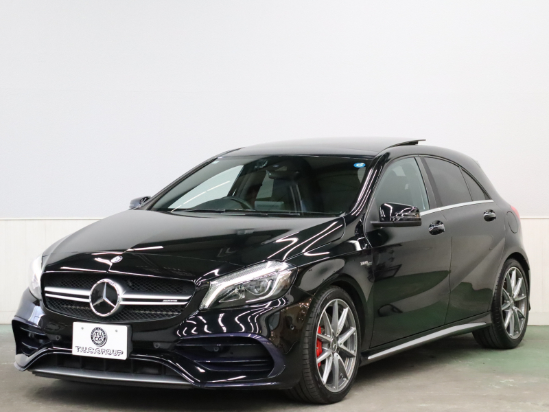 AMG Aクラス A45 4MATIC ﾚｰﾀﾞｰSP　後期 黒革 ﾊﾟﾉﾗﾏSR 純正ﾅﾋﾞ TV Bｶﾒﾗ Carplay LEDﾊﾟﾌｫｰﾏﾝｽﾍｯﾄﾞﾗｲﾄ AMGｻｽﾍﾟﾝｼｮﾝ AMGﾊﾟﾌｫｰﾏﾝｽｴｸﾞｿﾞｰｽﾄ AMG強化ﾌﾞﾚｰｷ AMGｴｱﾛ&18ｲﾝﾁAW　2年保証付