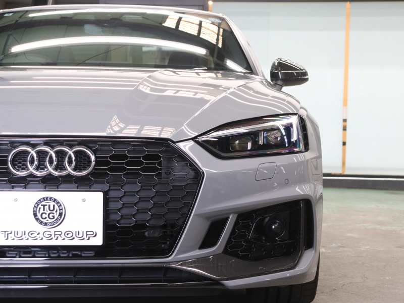 アウディ RS5 ｸｰﾍﾟ ﾍﾞｰｽｸﾞﾚｰﾄﾞ RSﾃﾞｻﾞｲﾝ&ｶｰﾎﾞﾝｽﾀｲﾘﾝｸﾞ　黒革(Sｽﾎﾟｰﾂｼｰﾄ) 純正MMIﾅﾋﾞ Bｶﾒﾗ Bang&Olufsen ACC HUD ﾏﾄﾘｸｽLED DRC付ｽﾎﾟｰﾂｻｽﾍﾟﾝｼｮﾝRSｽﾎﾟｰﾂｴｸﾞｿﾞｰｽﾄ 純正ｴｱﾛ&20ｲﾝﾁAW　2年保証付