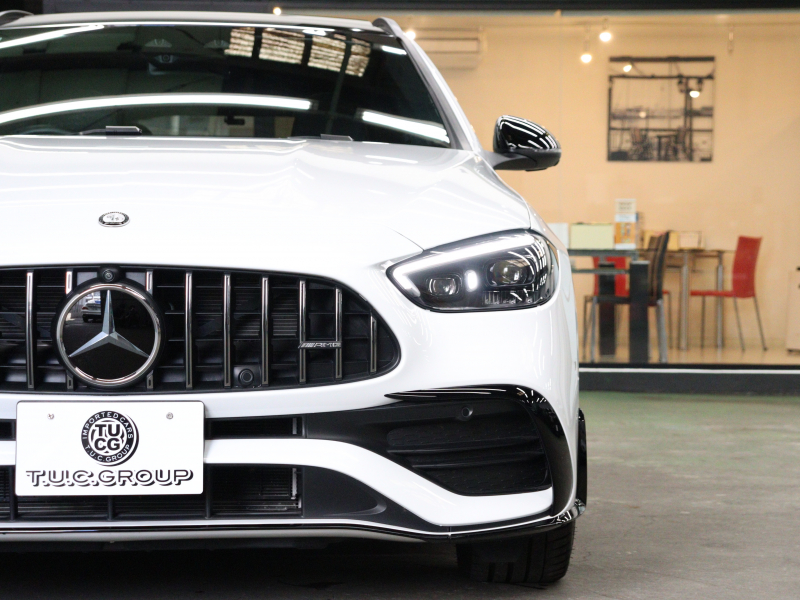 AMG Cクラス C43 4MATIC ｽﾃｰｼｮﾝﾜｺﾞﾝ ﾚｰﾀﾞｰ&ﾅｲﾄPKG　 BSG搭載 現行ﾓﾃﾞﾙ 黒革 ﾍﾞﾝﾁﾚｰﾀｰ ﾊﾟﾉﾗﾏSR 純正ﾅﾋﾞ ﾌﾞﾙﾒｽﾀｰS HUD Carplay 360ｶﾒﾗ AMG強化ﾌﾞﾚｰｷ AMGﾘｱﾙﾊﾟﾌｫｰﾏﾝｽｻｳﾝﾄﾞ AMGｴｱﾛ&19ｲﾝﾁAW　2年保証付