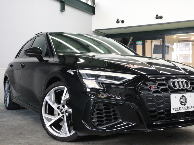 アウディ S3 ｽﾎﾟｰﾂﾊﾞｯｸ 1stｴﾃﾞｨｼﾞｮﾝ ﾌﾞﾗｯｸｽﾀｲﾘﾝｸﾞPKG　125台限定車 1ｵｰﾅｰ 灰革/ｱﾙｶﾝﾀﾗｼｰﾄ ﾊﾟﾉﾗﾏSR MMIﾅﾋﾞ TV Bｶﾒﾗ Carplay ﾜｲﾔﾚｽﾁｬｰｼﾞﾝｸﾞ ﾏﾄﾘｸｽLEDﾍｯﾄﾞﾗｲﾄ ﾀﾞﾝﾋﾟﾝｸﾞｺﾝﾄﾛｰﾙｻｽﾍﾟﾝｼｮﾝ 専用19ｲﾝﾁAW　2年保証