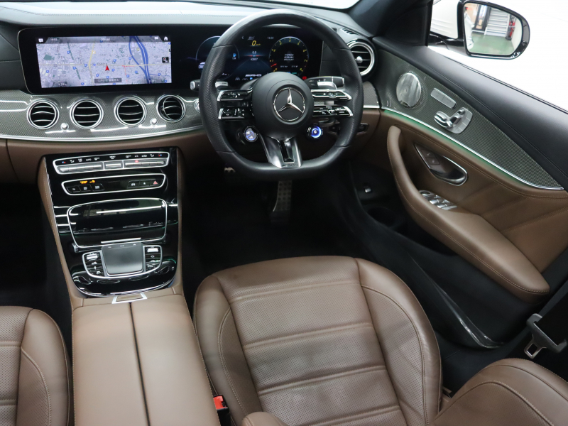 AMG Eクラス E53 4MATIC+ ｴｸｽｸﾙｰｼﾌﾞ& ﾚｰﾀﾞｰSP　後期 ISG搭載  茶革 ﾍﾞﾝﾁﾚｰﾀｰ ｼｰﾄﾋｰﾀｰﾌﾟﾗｽ  ﾅﾋﾞTV CarPlay ﾌﾞﾙﾒｽﾀｰS  HUD 360ｶﾒﾗ ﾜｲﾔﾚｽﾁｬｰｼﾞﾝｸﾞ ﾏﾙﾁﾋﾞｰﾑLEDﾍｯﾄﾞﾗｲﾄ AMGﾄﾞﾗｲﾌﾞｺﾝﾄﾛｰﾙｽｲｯﾁ AMGｴｱﾛ&20AW　2年保証