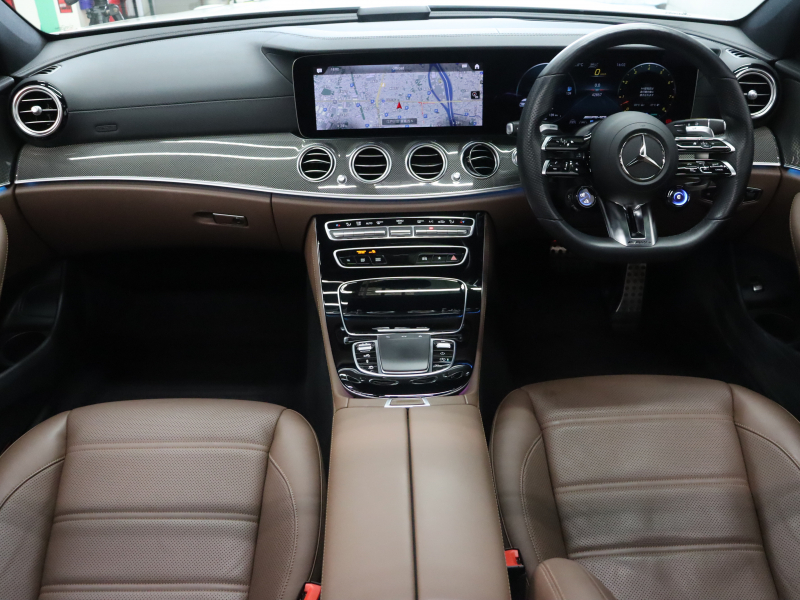 AMG Eクラス E53 4MATIC+ ｴｸｽｸﾙｰｼﾌﾞ& ﾚｰﾀﾞｰSP　後期 ISG搭載  茶革 ﾍﾞﾝﾁﾚｰﾀｰ ｼｰﾄﾋｰﾀｰﾌﾟﾗｽ  ﾅﾋﾞTV CarPlay ﾌﾞﾙﾒｽﾀｰS  HUD 360ｶﾒﾗ ﾜｲﾔﾚｽﾁｬｰｼﾞﾝｸﾞ ﾏﾙﾁﾋﾞｰﾑLEDﾍｯﾄﾞﾗｲﾄ AMGﾄﾞﾗｲﾌﾞｺﾝﾄﾛｰﾙｽｲｯﾁ AMGｴｱﾛ&20AW　2年保証