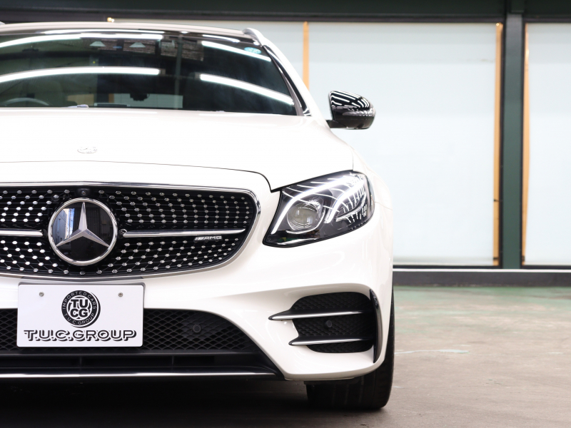 AMG Eクラス E43 4MATIC ﾜｺﾞﾝ ﾚｰﾀﾞｰSP　黒革 ﾋｰﾀｰ ﾊﾟﾉﾗﾏSR 純正ﾅﾋﾞTV ﾌﾞﾙﾒｽﾀｰS 360ｶﾒﾗ HUD Carplay AMGｽﾎﾟｰﾂｻｽﾍﾟﾝｼｮﾝ AMGｴｸﾞｿﾞｰｽﾄ AMGｴｱﾛ&20ｲﾝﾁAW 2年保証付