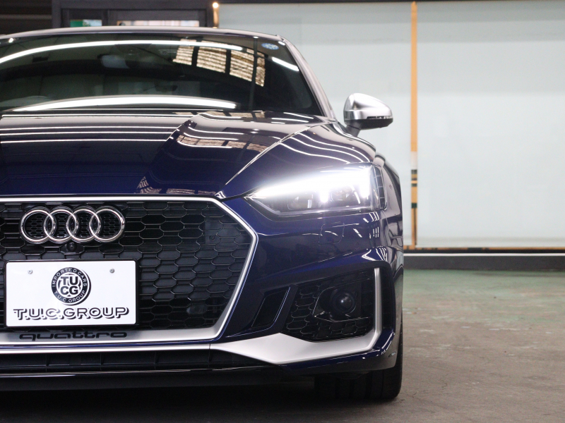 アウディ RS5 ｽﾎﾟｰﾂﾊﾞｯｸ ﾍﾞｰｽｸﾞﾚｰﾄﾞ RSﾃﾞｻﾞｲﾝ&ｱｼｽﾀﾝｽPKG　黒革 ﾋｰﾀｰ ﾊﾟﾉﾗﾏSR MMIﾅﾋﾞ TV Bang&Olufsen 360ｶﾒﾗ ｶｰﾎﾞﾝｲﾝﾃﾘｱ RSｽﾎﾟｰﾂEX ﾚｯﾄﾞｷｬﾘﾊﾟｰ RS20ｲﾝﾁAW　2年保証付