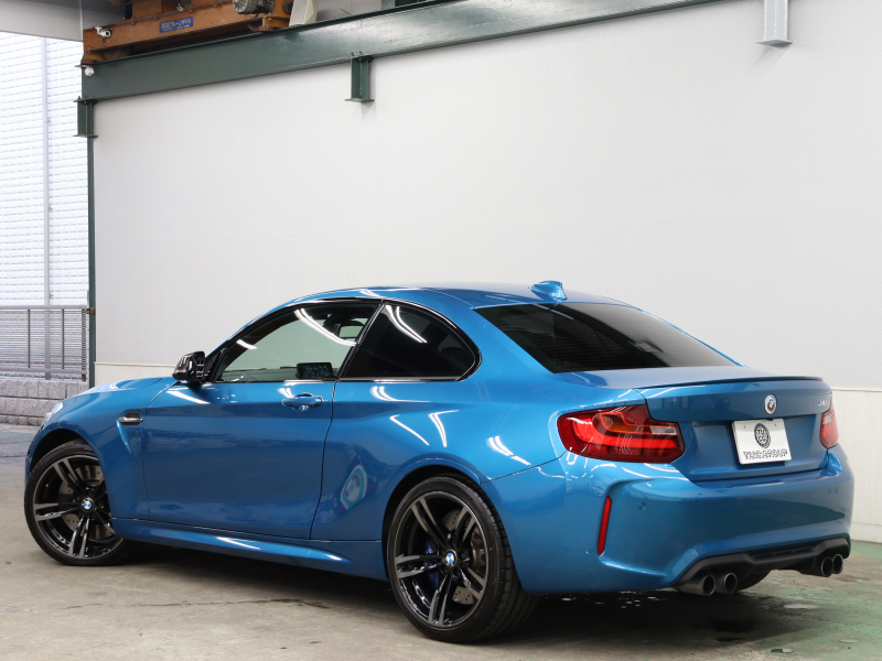 BMW Mシリーズ M2 3.0 6速MT　ｲﾝﾃﾘｼﾞｪﾝﾄｾｰﾌﾃｨ 車線逸脱防止 衝突警告/歩行者警告 黒革 純正HDDﾅﾋﾞ BTｵｰﾃﾞｨｵ&TEL Bｶﾒﾗ Mｴｱﾛ&19ｲﾝﾁAW ｶｰﾎﾞﾝｲﾝﾃﾘｱ　2年保証付