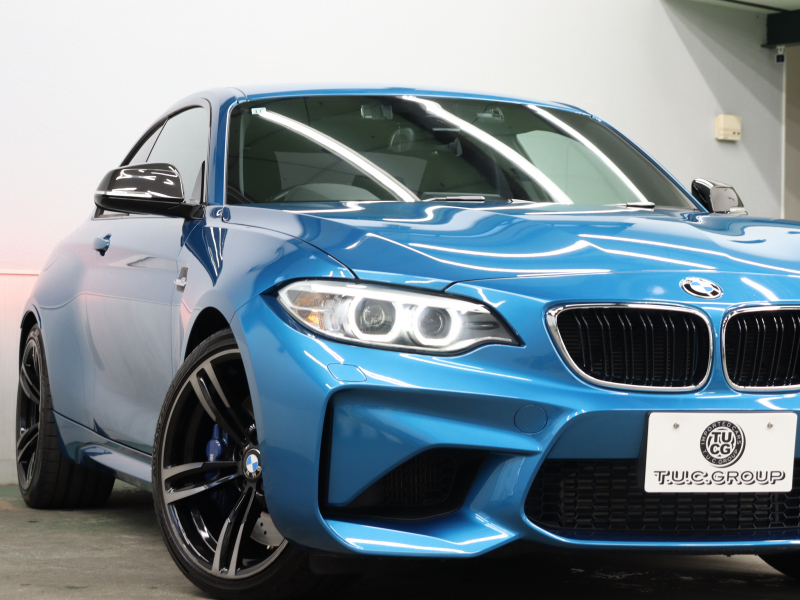 BMW Mシリーズ M2 3.0 6速MT　ｲﾝﾃﾘｼﾞｪﾝﾄｾｰﾌﾃｨ 車線逸脱防止 衝突警告/歩行者警告 黒革 純正HDDﾅﾋﾞ BTｵｰﾃﾞｨｵ&TEL Bｶﾒﾗ Mｴｱﾛ&19ｲﾝﾁAW ｶｰﾎﾞﾝｲﾝﾃﾘｱ　2年保証付