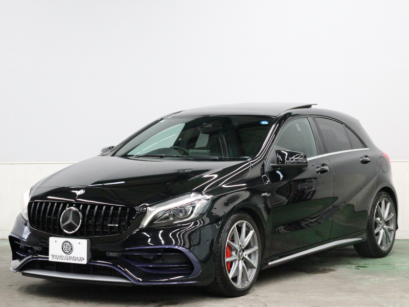 メルセデスベンツ Aクラス A45 4MATIC ﾚｰﾀﾞｰSP　後期 黒革 ﾊﾟﾉﾗﾏSR 純正ﾅﾋﾞ TV Bｶﾒﾗ Carplay LEDﾊﾟﾌｫｰﾏﾝｽﾍｯﾄﾞﾗｲﾄ AMGｻｽﾍﾟﾝｼｮﾝ AMGﾊﾟﾌｫｰﾏﾝｽｴｸﾞｿﾞｰｽﾄ AMG強化ﾌﾞﾚｰｷ AMGｴｱﾛ&18ｲﾝﾁAW　2年保証付
