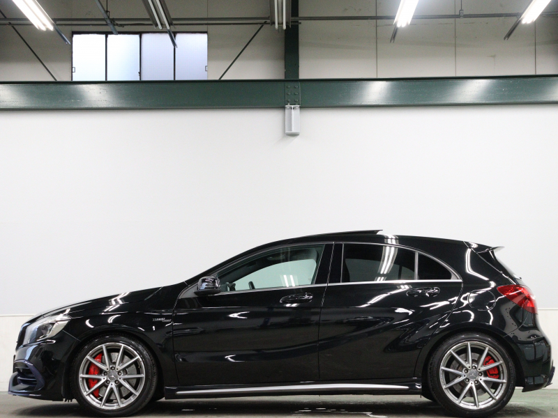 メルセデスベンツ Aクラス A45 4MATIC ﾚｰﾀﾞｰSP　後期 黒革 ﾊﾟﾉﾗﾏSR 純正ﾅﾋﾞ TV Bｶﾒﾗ Carplay LEDﾊﾟﾌｫｰﾏﾝｽﾍｯﾄﾞﾗｲﾄ AMGｻｽﾍﾟﾝｼｮﾝ AMGﾊﾟﾌｫｰﾏﾝｽｴｸﾞｿﾞｰｽﾄ AMG強化ﾌﾞﾚｰｷ AMGｴｱﾛ&18ｲﾝﾁAW　2年保証付
