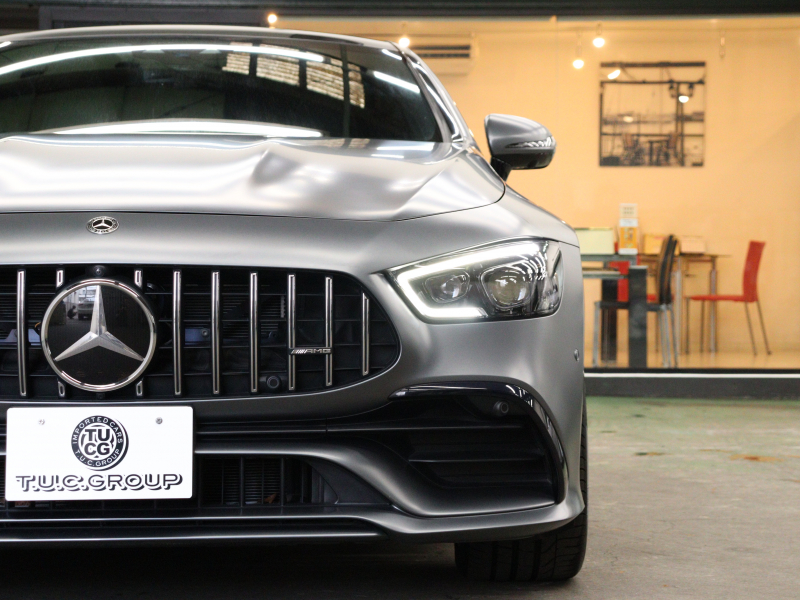AMG GT 4ドアクーペ GT43 4ﾄﾞｱｸｰﾍﾟ 4MATIC ISG搭載ﾓﾃﾞﾙ AMGﾗｲﾄﾞｺﾝﾄﾛｰﾙ+&ｴｸｽｸﾙｰｼﾌﾞPKG ﾚｰﾀﾞｰSP　黒革 ﾄﾞﾗｲﾋﾞﾝｸﾞﾀﾞｲﾅﾐｯｸｼｰﾄ ﾍﾞﾝﾁﾚｰﾀｰ SR ﾅﾋﾞTV ﾌﾞﾙﾒｽﾀｰS 360ｶﾒﾗ Carplay AMGｴｸﾞｿﾞｰｽﾄｼｽﾃﾑ AMGｷｬﾘﾊﾟｰ AMGｴｱﾛ&20ｲﾝﾁAW　2年保証