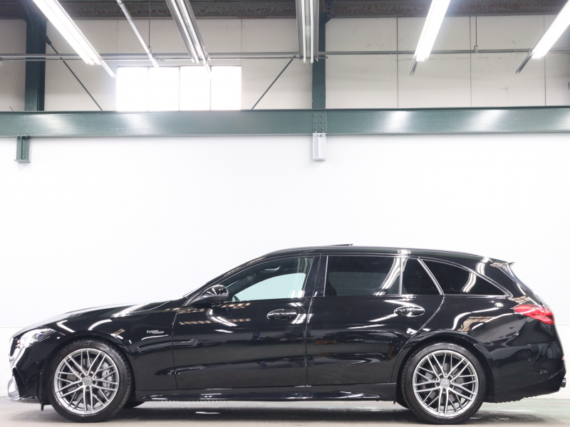 AMG Cクラス C43 4MATIC ｽﾃｰｼｮﾝﾜｺﾞﾝ ﾚｰﾀﾞｰ&ﾅｲﾄPKG　 BSG搭載 現行ﾓﾃﾞﾙ 黒革 ﾍﾞﾝﾁﾚｰﾀｰ ﾊﾟﾉﾗﾏSR 純正ﾅﾋﾞ ﾌﾞﾙﾒｽﾀｰS HUD 360ｶﾒﾗ Carplay AMG強化ﾌﾞﾚｰｷ AMGﾘｱﾙﾊﾟﾌｫｰﾏﾝｽｻｳﾝﾄﾞ AMGｴｱﾛ&19ｲﾝﾁAW　2年保証付
