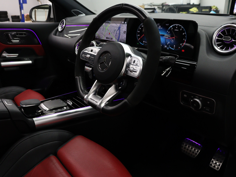 AMG GLA GLA45S 4MATIC+ AMGｱﾄﾞﾊﾞﾝｽﾄﾞ&ﾊﾟﾌｫｰﾏﾝｽPKG ﾚｰﾀﾞｰSP　1ｵｰﾅｰ 赤/黒革 ﾊﾟﾌｫｰﾏﾝｽｼｰﾄ ﾋｰﾀｰ＆ﾍﾞﾝﾁﾚｰﾀｰ ﾊﾟﾉﾗﾏSR MBUXﾅﾋﾞTV ﾌﾞﾙﾒｽﾀｰS 360ｶﾒﾗ HUD AMGﾊﾟﾌｫｰﾏﾝｽEX AMGﾊﾟﾌｫｰﾏﾝｽｼｰﾄ AMGｴｱﾛ&19AW　2年保証付