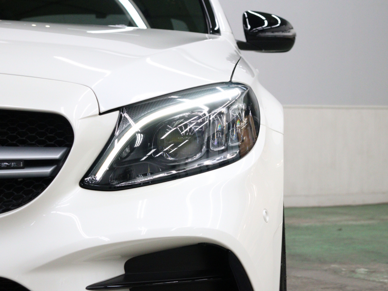 AMG Cクラス C43 4MATIC ｴｸｽｸﾙｰｼﾌﾞ&ﾚｰﾀﾞｰSP　黒革 ﾊﾟﾉﾗﾏSR MBUXﾅﾋﾞTV ﾌﾞﾙﾒｽﾀｰS Bｶﾒﾗ ﾍｯﾄﾞｱｯﾌﾟD ACC 自動Rｹﾞｰﾄ AMGｴｸﾞｿﾞｰｽﾄｼｽﾃﾑ AMGｷｬﾘﾊﾟｰ AMGｴｱﾛ&19ｲﾝﾁAW　2年保証