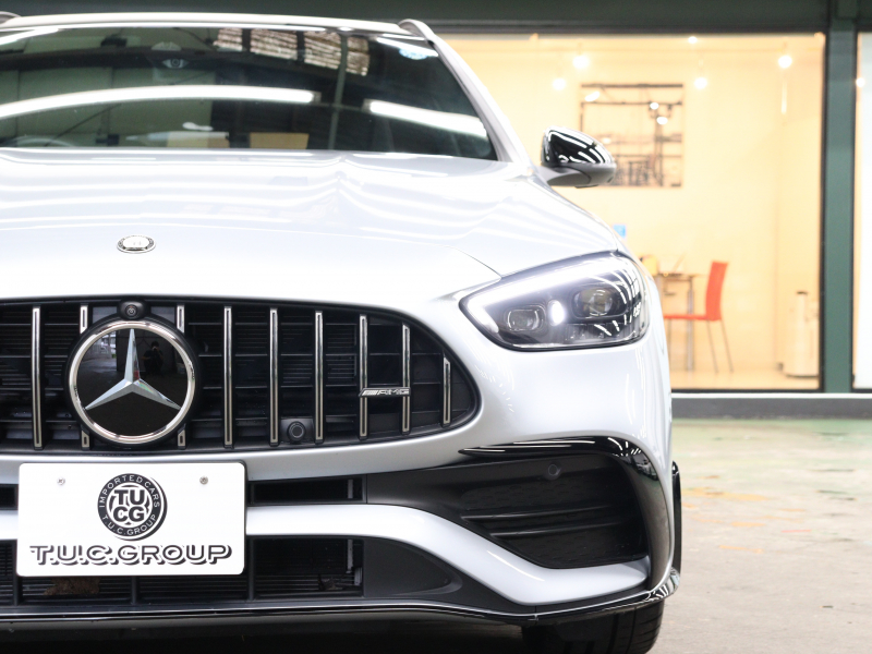 AMG Cクラス C43 ｽﾃｰｼｮﾝﾜｺﾞﾝ 4MATIC ｽﾃｰｼｮﾝﾜｺﾞﾝ AMGﾅｲﾄ&RSP　 BSG搭載 現行ﾓﾃﾞﾙ 黒革 ﾍﾞﾝﾁﾚｰﾀｰ ﾊﾟﾉﾗﾏSR MBUXﾅﾋﾞ ﾌﾞﾙﾒｽﾀｰS HUD 360ｶﾒﾗ Carplay AMGﾄﾞﾗｲﾌﾞｺﾝﾄﾛｰﾙｽｲｯﾁ AMGﾘｱﾙﾊﾟﾌｫｰﾏﾝｽｻｳﾝﾄﾞ AMGｴｱﾛ&19ｲﾝﾁAW　2年保証付