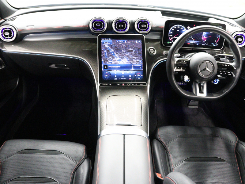 AMG Cクラス C43 ｽﾃｰｼｮﾝﾜｺﾞﾝ 4MATIC ｽﾃｰｼｮﾝﾜｺﾞﾝ AMGﾅｲﾄ&RSP　 BSG搭載 現行ﾓﾃﾞﾙ 黒革 ﾍﾞﾝﾁﾚｰﾀｰ ﾊﾟﾉﾗﾏSR MBUXﾅﾋﾞ ﾌﾞﾙﾒｽﾀｰS HUD 360ｶﾒﾗ Carplay AMGﾄﾞﾗｲﾌﾞｺﾝﾄﾛｰﾙｽｲｯﾁ AMGﾘｱﾙﾊﾟﾌｫｰﾏﾝｽｻｳﾝﾄﾞ AMGｴｱﾛ&19ｲﾝﾁAW　2年保証付