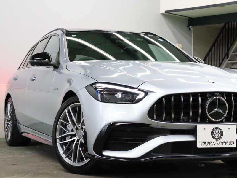 AMG Cクラス C43 ｽﾃｰｼｮﾝﾜｺﾞﾝ 4MATIC ｽﾃｰｼｮﾝﾜｺﾞﾝ AMGﾅｲﾄ&RSP　 BSG搭載 現行ﾓﾃﾞﾙ 黒革 ﾍﾞﾝﾁﾚｰﾀｰ ﾊﾟﾉﾗﾏSR MBUXﾅﾋﾞ ﾌﾞﾙﾒｽﾀｰS HUD 360ｶﾒﾗ Carplay AMGﾄﾞﾗｲﾌﾞｺﾝﾄﾛｰﾙｽｲｯﾁ AMGﾘｱﾙﾊﾟﾌｫｰﾏﾝｽｻｳﾝﾄﾞ AMGｴｱﾛ&19ｲﾝﾁAW　2年保証付