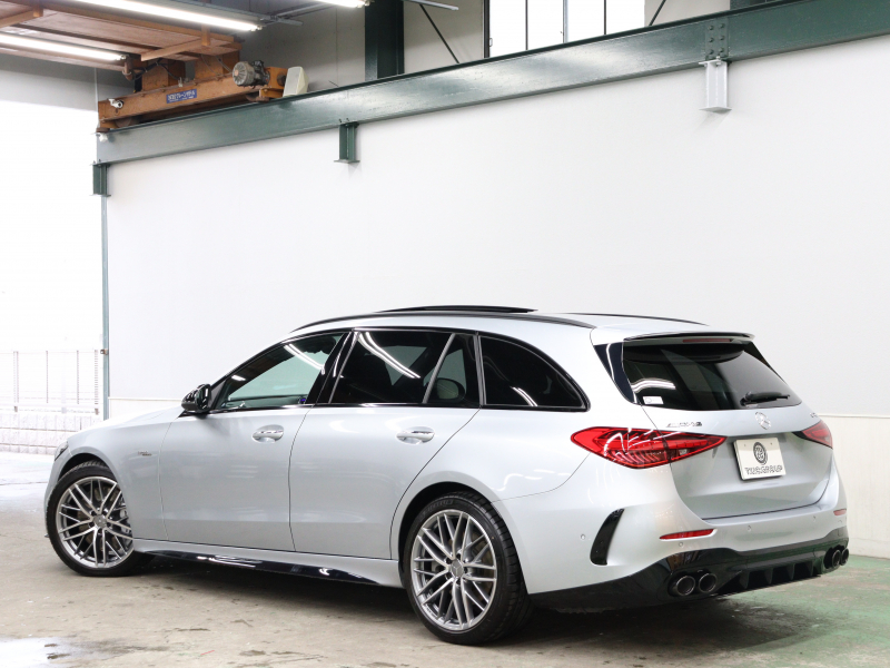 AMG Cクラス C43 ｽﾃｰｼｮﾝﾜｺﾞﾝ 4MATIC ｽﾃｰｼｮﾝﾜｺﾞﾝ AMGﾅｲﾄ&RSP　 BSG搭載 現行ﾓﾃﾞﾙ 黒革 ﾍﾞﾝﾁﾚｰﾀｰ ﾊﾟﾉﾗﾏSR MBUXﾅﾋﾞ ﾌﾞﾙﾒｽﾀｰS HUD 360ｶﾒﾗ Carplay AMGﾄﾞﾗｲﾌﾞｺﾝﾄﾛｰﾙｽｲｯﾁ AMGﾘｱﾙﾊﾟﾌｫｰﾏﾝｽｻｳﾝﾄﾞ AMGｴｱﾛ&19ｲﾝﾁAW　2年保証付