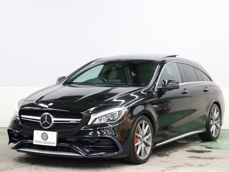 AMG CLAクラス CLA45 4MATIC ｼｭｰﾃｨﾝｸﾞﾌﾞﾚｰｸ AMGｽﾀｲﾘﾝｸﾞ&ﾚｰﾀﾞｰSP　黒革 ﾋｰﾀｰ 純正HDDﾅﾋﾞTV Bluetooth Carplay Bｶﾒﾗ LEDﾍｯﾄﾞﾗｲﾄ AMGｻｽﾍﾟﾝｼｮﾝ AMG強化ﾌﾞﾚｰｷ AMGﾊﾟﾌｫｰﾏﾝｽEX  AM19ｲﾝﾁAW　2年保証付