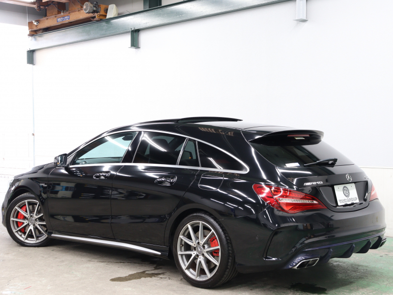AMG CLAクラス CLA45 4MATIC ｼｭｰﾃｨﾝｸﾞﾌﾞﾚｰｸ AMGｽﾀｲﾘﾝｸﾞ&ﾚｰﾀﾞｰSP　黒革 ﾋｰﾀｰ 純正HDDﾅﾋﾞTV Bluetooth Carplay Bｶﾒﾗ LEDﾍｯﾄﾞﾗｲﾄ AMGｻｽﾍﾟﾝｼｮﾝ AMG強化ﾌﾞﾚｰｷ AMGﾊﾟﾌｫｰﾏﾝｽEX  AM19ｲﾝﾁAW　2年保証付