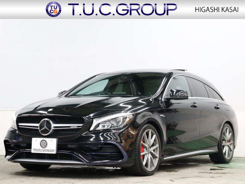 AMG CLAクラス CLA45 4MATIC ｼｭｰﾃｨﾝｸﾞﾌﾞﾚｰｸ AMGｽﾀｲﾘﾝｸﾞ&ﾚｰﾀﾞｰSP　黒革 ﾋｰﾀｰ 純正HDDﾅﾋﾞTV Bluetooth Carplay Bｶﾒﾗ LEDﾍｯﾄﾞﾗｲﾄ AMGｻｽﾍﾟﾝｼｮﾝ AMG強化ﾌﾞﾚｰｷ AMGﾊﾟﾌｫｰﾏﾝｽEX  AM19ｲﾝﾁAW　2年保証付
