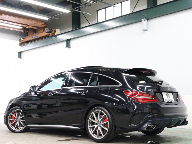 AMG CLAクラス CLA45 4MATIC ｼｭｰﾃｨﾝｸﾞﾌﾞﾚｰｸ AMGｽﾀｲﾘﾝｸﾞ&ﾚｰﾀﾞｰSP　黒革 ﾋｰﾀｰ 純正HDDﾅﾋﾞTV Bluetooth Carplay Bｶﾒﾗ LEDﾍｯﾄﾞﾗｲﾄ AMGｻｽﾍﾟﾝｼｮﾝ AMG強化ﾌﾞﾚｰｷ AMGﾊﾟﾌｫｰﾏﾝｽEX  AM19ｲﾝﾁAW　2年保証付
