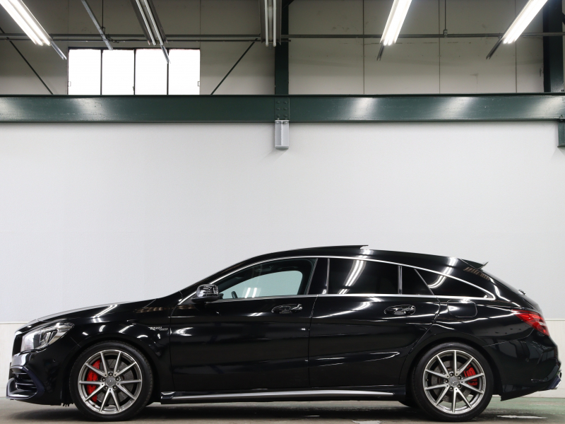 AMG CLAクラス CLA45 4MATIC ｼｭｰﾃｨﾝｸﾞﾌﾞﾚｰｸ AMGｽﾀｲﾘﾝｸﾞ&ﾚｰﾀﾞｰSP　黒革 ﾋｰﾀｰ 純正HDDﾅﾋﾞTV Bluetooth Carplay Bｶﾒﾗ LEDﾍｯﾄﾞﾗｲﾄ AMGｻｽﾍﾟﾝｼｮﾝ AMG強化ﾌﾞﾚｰｷ AMGﾊﾟﾌｫｰﾏﾝｽEX  AM19ｲﾝﾁAW　2年保証付