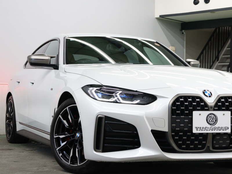 BMW 4シリーズ M440i xDrive ｸﾞﾗﾝｸｰﾍﾟ ｲﾉﾍﾞｰｼｮﾝ&ﾊｲﾗｲﾝPKG　ACC ｲﾝﾃﾘS ｺﾝﾌｫA 茶革 IdriveﾅﾋﾞTV 360ｶﾒﾗ harman/kardon ｱﾀﾞﾌﾟﾃｨﾌﾞMｻｽﾍﾟﾝｼｮﾝ Mｽﾎﾟｰﾂﾌﾞﾚｰｷ  MｴｱﾛﾀﾞｲﾅﾐｸｽPKG 専用M19ｲﾝﾁAW　2年保証付