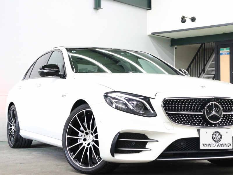 AMG Eクラス E43 4MATIC ｴｸｽｸﾙｰｼﾌﾞ&ﾚｰﾀﾞｰSP　黒革 ﾍﾞﾝﾁﾚｰﾀｰ ﾋｰﾀｰ ﾘﾗｸｾﾞｰｼｮﾝ機能 ﾀﾞｲﾅﾐｯｸｼｰﾄ ﾊﾟﾉﾗﾏSR 純正ﾅﾋﾞTV ﾌﾞﾙﾒｽﾀｰS 360ｶﾒﾗ HUD Carplay AMGｽﾎﾟｰﾂｻｽﾍﾟﾝｼｮﾝ AMGｴｸﾞｿﾞｰｽﾄ AMGｴｱﾛ&20ｲﾝﾁAW 2年保証