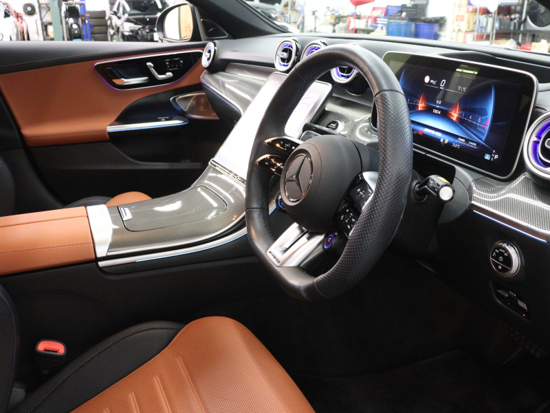 AMG Cクラス C43 4MATIC BSG搭載ﾓﾃﾞﾙ AMGﾅｲﾄPKG　1ｵｰﾅｰ 茶/黒革 ﾍﾞﾝﾁﾚｰﾀｰ MBUXﾅﾋﾞ TV 360ｶﾒﾗ ﾌﾞﾙﾒｽﾀｰS ACC ﾍｯﾄﾞｱｯﾌﾟﾃﾞｨｽﾌﾟﾚｲ AMGﾊﾟﾌｫｰﾏﾝｽｽﾃｱﾘﾝｸﾞ AMGﾘｱﾙﾊﾟﾌｫｰﾏﾝｽｻｳﾝﾄﾞ AMGｴｱﾛ&19ｲﾝﾁAW　2年保証