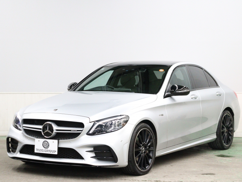 AMG Cクラス C43 4MATIC ｴｸｽｸﾙｰｼﾌﾞ&ﾚｰﾀﾞｰSP　後期 黒革 ﾊﾟﾉﾗﾏSR MBUXﾅﾋﾞTV ﾌﾞﾙﾒｽﾀｰS Bｶﾒﾗ ﾍｯﾄﾞｱｯﾌﾟD ACC 自動Rｹﾞｰﾄ AMGｴｸﾞｿﾞｰｽﾄｼｽﾃﾑ AMGｷｬﾘﾊﾟｰ AMGｴｱﾛ&19ｲﾝﾁAW　2年保証