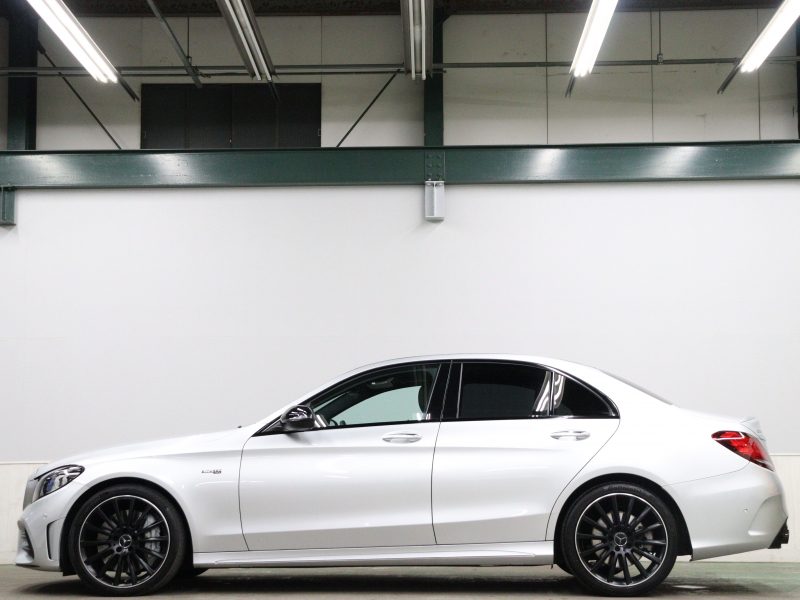 AMG Cクラス C43 4MATIC ｴｸｽｸﾙｰｼﾌﾞ&ﾚｰﾀﾞｰSP　後期 黒革 ﾊﾟﾉﾗﾏSR MBUXﾅﾋﾞTV ﾌﾞﾙﾒｽﾀｰS Bｶﾒﾗ ﾍｯﾄﾞｱｯﾌﾟD ACC 自動Rｹﾞｰﾄ AMGｴｸﾞｿﾞｰｽﾄｼｽﾃﾑ AMGｷｬﾘﾊﾟｰ AMGｴｱﾛ&19ｲﾝﾁAW　2年保証