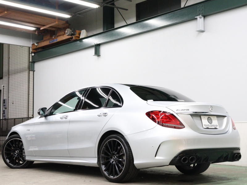 AMG Cクラス C43 4MATIC ｴｸｽｸﾙｰｼﾌﾞ&ﾚｰﾀﾞｰSP　後期 黒革 ﾊﾟﾉﾗﾏSR MBUXﾅﾋﾞTV ﾌﾞﾙﾒｽﾀｰS Bｶﾒﾗ ﾍｯﾄﾞｱｯﾌﾟD ACC 自動Rｹﾞｰﾄ AMGｴｸﾞｿﾞｰｽﾄｼｽﾃﾑ AMGｷｬﾘﾊﾟｰ AMGｴｱﾛ&19ｲﾝﾁAW　2年保証