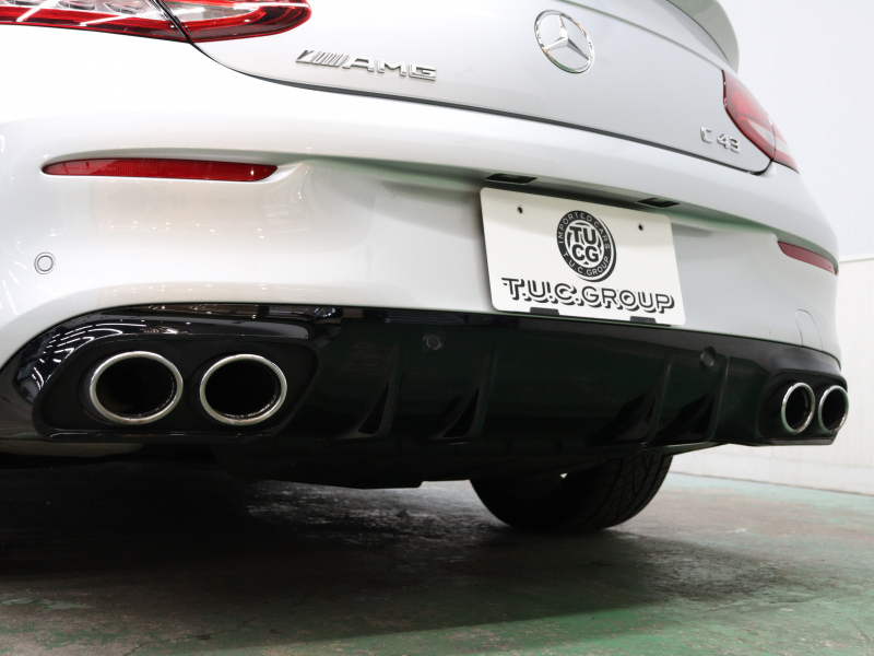AMG Cクラス C43 4MATIC ｶﾌﾞﾘｵﾚ ﾚｰﾀﾞｰｾｰﾌﾃｲPKG　後期ﾓﾃﾞﾙ ｸﾗﾝﾍﾞﾘｰﾚｻﾞｰ ｴｱｽｶｰﾌ 紺幌 MBUXﾅﾋﾞTV ﾌﾞﾙﾒｽﾀｰｻｳﾝﾄﾞ ﾍｯﾄﾞｱｯﾌﾟﾃﾞｨｽﾌﾟﾚｲ ﾏﾙﾁﾋﾞｰﾑLED AMGｴｷｿﾞｰｽﾄｼｽﾃﾑ AMGｴｱﾛ&19ｲﾝﾁAW　2年保証