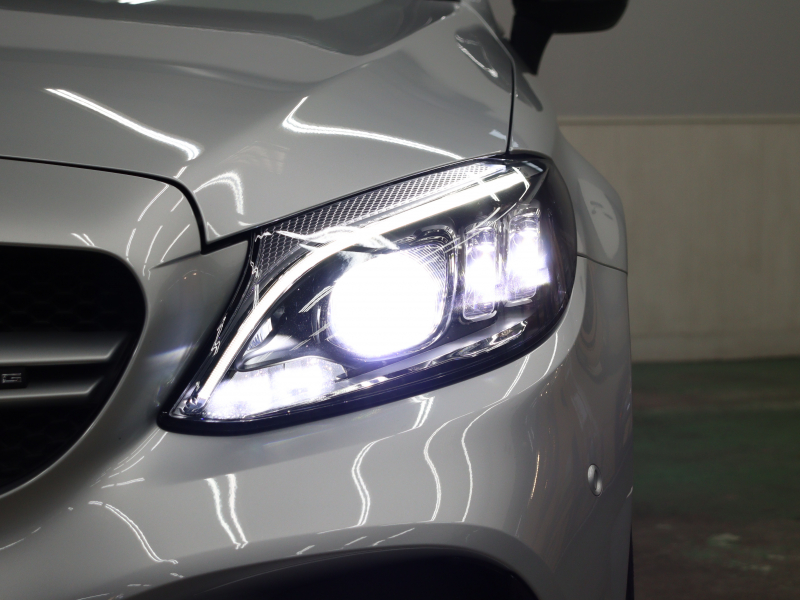 AMG Cクラス C43 4MATIC ｶﾌﾞﾘｵﾚ ﾚｰﾀﾞｰｾｰﾌﾃｲPKG　後期ﾓﾃﾞﾙ ｸﾗﾝﾍﾞﾘｰﾚｻﾞｰ ｴｱｽｶｰﾌ 紺幌 MBUXﾅﾋﾞTV ﾌﾞﾙﾒｽﾀｰｻｳﾝﾄﾞ ﾍｯﾄﾞｱｯﾌﾟﾃﾞｨｽﾌﾟﾚｲ ﾏﾙﾁﾋﾞｰﾑLED AMGｴｷｿﾞｰｽﾄｼｽﾃﾑ AMGｴｱﾛ&19ｲﾝﾁAW　2年保証