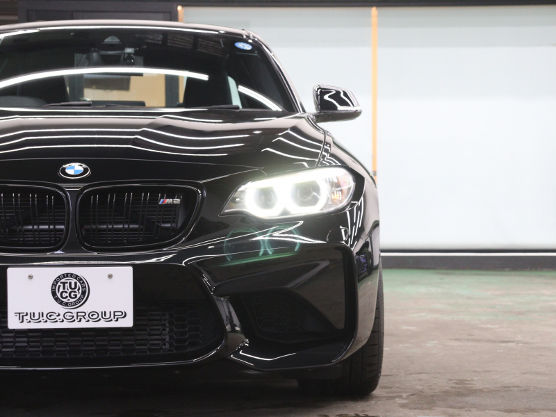 BMW Mシリーズ M2 ﾍﾞｰｽｸﾞﾚｰﾄﾞ　ｺﾝﾌｫｰﾄA ｲﾝﾃﾘｼﾞｪﾝﾄS 黒革 純正idriveﾅﾋﾞ ﾊﾞｯｸｶﾒﾗ ｶｰﾎﾞﾝｲﾝﾃﾘｱ ﾃﾞｭｱﾙｴｷｿﾞｰｽﾄﾃｰﾙﾊﾟｲﾌﾟ Mｽﾎﾟｰﾂｽﾃｱﾘﾝｸﾞ Mﾌﾞﾚｰｷｷｬﾘﾊﾟｰ Mｴｱﾛ&19ｲﾝﾁAW(ｽﾀｲﾘﾝｸﾞ437M)　2年保証付