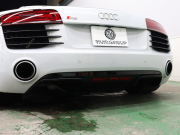 アウディ R8 4.2FSI ｸﾜﾄﾛ ｴｸｽｸﾙｰｼﾌﾞ&ﾚｻﾞｰPKG　後期ﾓﾃﾞﾙ 黒革 純正ﾅﾋﾞTV Bｶﾒﾗ Bluetooth ｶｰﾎﾞﾝﾃﾞｺﾗﾃｨﾌﾞﾊﾟﾈﾙ ｶｰﾎﾞﾝｼｸﾞﾏｻｲﾄﾞﾌﾞﾚｰｷ ｶｰﾎﾞﾝﾄﾞｱﾐﾗｰﾊｳｼﾞﾝｸﾞ LEDﾍｯﾄﾞﾗｲﾄ PTS ｸﾙｺﾝ 可変ﾊﾞﾙﾌﾞ 19ｲﾝﾁ5ｽﾎﾟｰｸAW(ﾁﾀﾝﾙｯｸ)