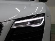 アウディ R8 4.2FSI ｸﾜﾄﾛ ｴｸｽｸﾙｰｼﾌﾞ&ﾚｻﾞｰPKG　後期ﾓﾃﾞﾙ 黒革 純正ﾅﾋﾞTV Bｶﾒﾗ Bluetooth ｶｰﾎﾞﾝﾃﾞｺﾗﾃｨﾌﾞﾊﾟﾈﾙ ｶｰﾎﾞﾝｼｸﾞﾏｻｲﾄﾞﾌﾞﾚｰｷ ｶｰﾎﾞﾝﾄﾞｱﾐﾗｰﾊｳｼﾞﾝｸﾞ LEDﾍｯﾄﾞﾗｲﾄ PTS ｸﾙｺﾝ 可変ﾊﾞﾙﾌﾞ 19ｲﾝﾁ5ｽﾎﾟｰｸAW(ﾁﾀﾝﾙｯｸ)