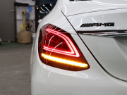 AMG Cクラス C43 4MATIC ｴｸｽｸﾙｰｼﾌﾞ&ﾚｰﾀﾞｰSP　後期 赤革 純正ﾅﾋﾞTV ﾌﾞﾙﾒｽﾀｰS HUD Bｶﾒﾗ 自動ﾄﾗﾝｸ&ﾌｯﾄﾄﾗﾝｸｵｰﾌﾟﾅｰ LEDﾍｯﾄﾞﾗｲﾄ AMGｴｱﾛ&19AW AMGｴｸﾞｿﾞｰｽﾄ　2年保証