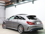 AMG CLAクラス CLA45ｼｭｰﾃｨﾝｸﾞﾌﾞﾚｰｸ 4MATIC ﾚｰﾀﾞｰSP　後期 Pｽﾀ ECO 黒革 ﾊﾟﾉﾗﾏSR ｼｰﾄﾋｰﾀｰ HDDﾅﾋﾞTV BTｵｰﾃﾞｨｵ Carplay Bｶﾒﾗ LEDﾍｯﾄﾞﾗｲﾄ ﾏﾙﾁｶﾗｰｱﾝﾋﾞｴﾝﾄ AMGｴｱﾛ&AMG18AW　2年保証